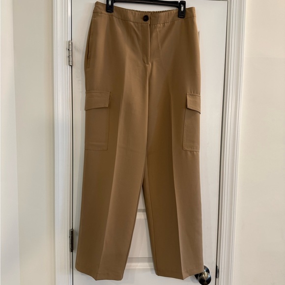 Belle Vere Pants - Belle Vere Wide Leg Tan Cargo Dress Pants - Women’s Size 8